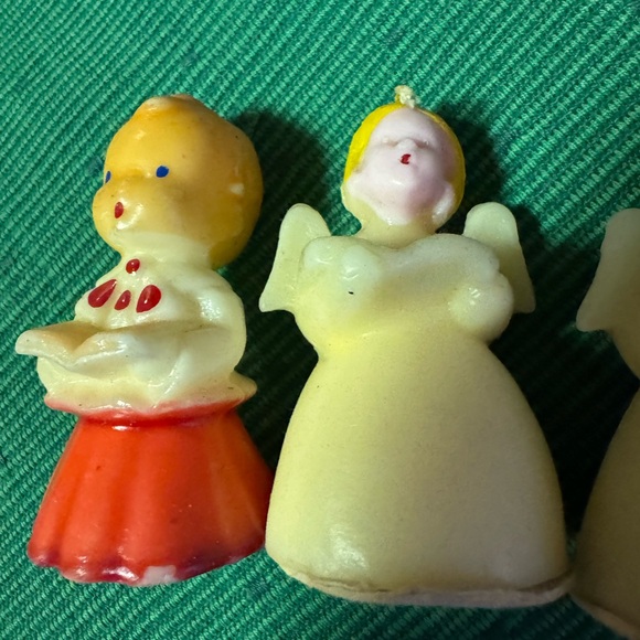 Vintage 1950s Tavern Novelty Candles 2 Choir boys/2Angels - Picture 6 of 7